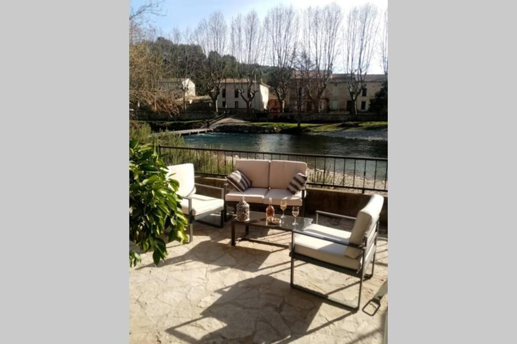 Character Filled House Overlooking The River Cesse Биз-Минервуа Экстерьер фото